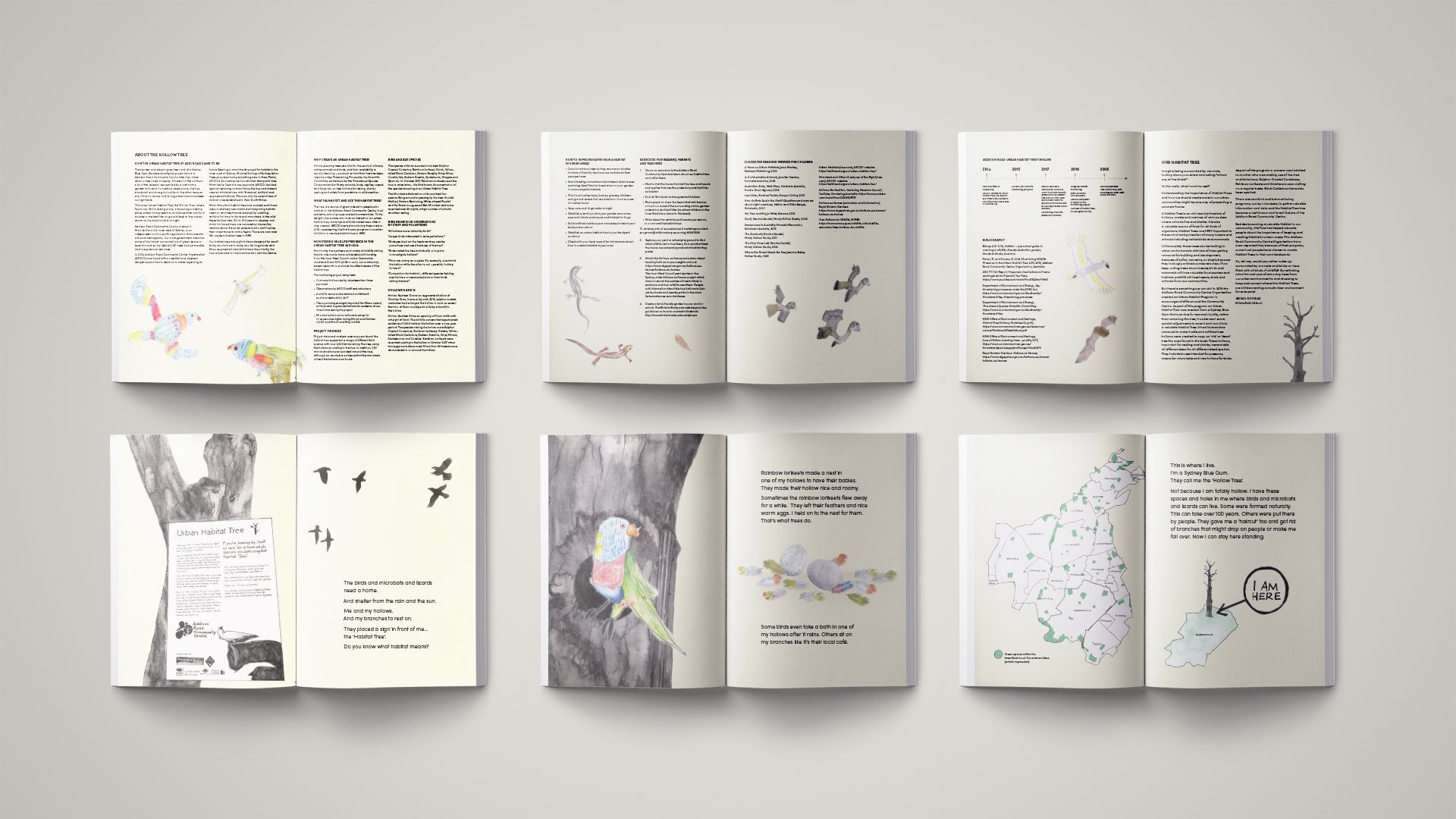 The Hollow Tree - Alternate Spreads