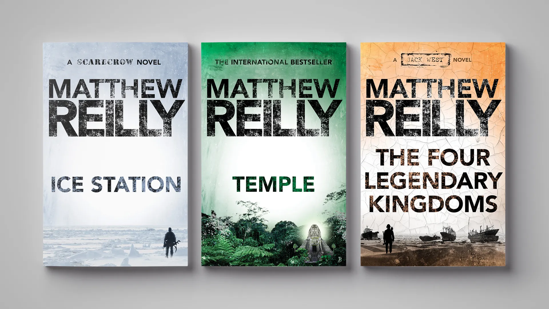 Matthew Reilly cover design.