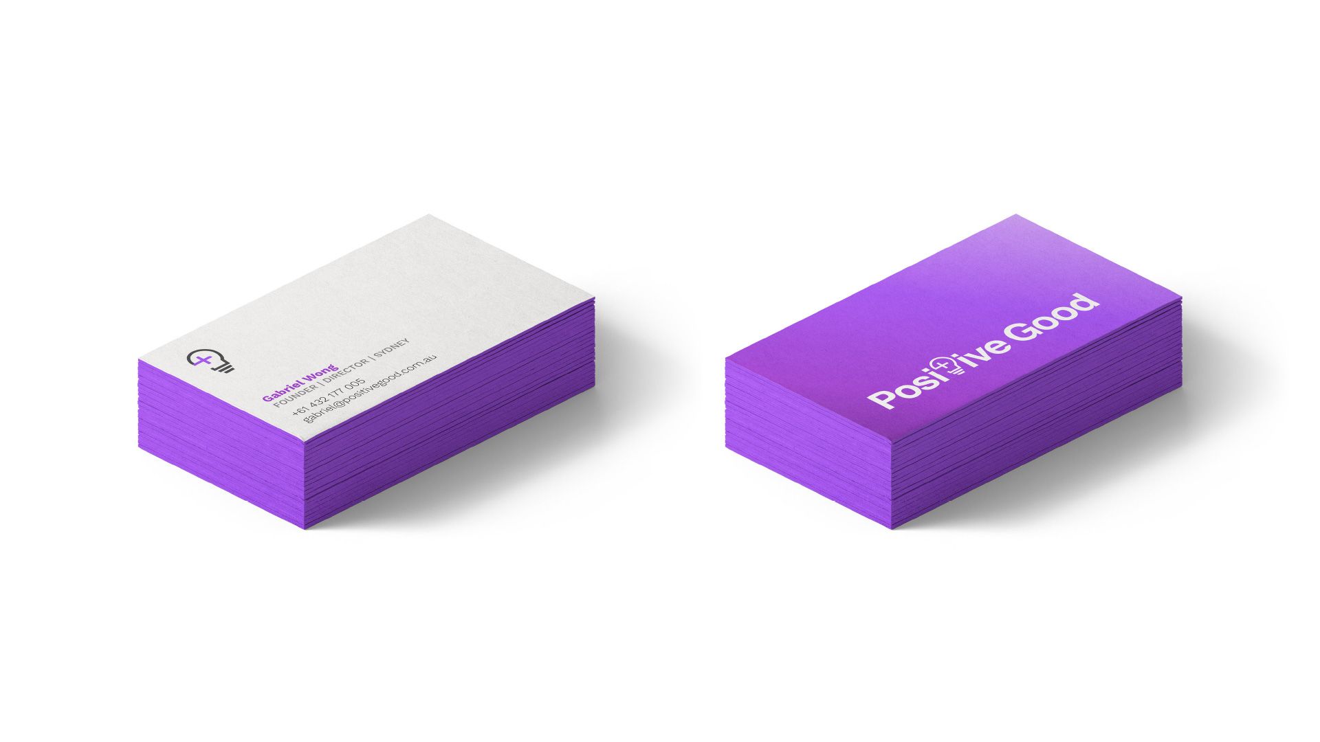 Positive Good - business cards