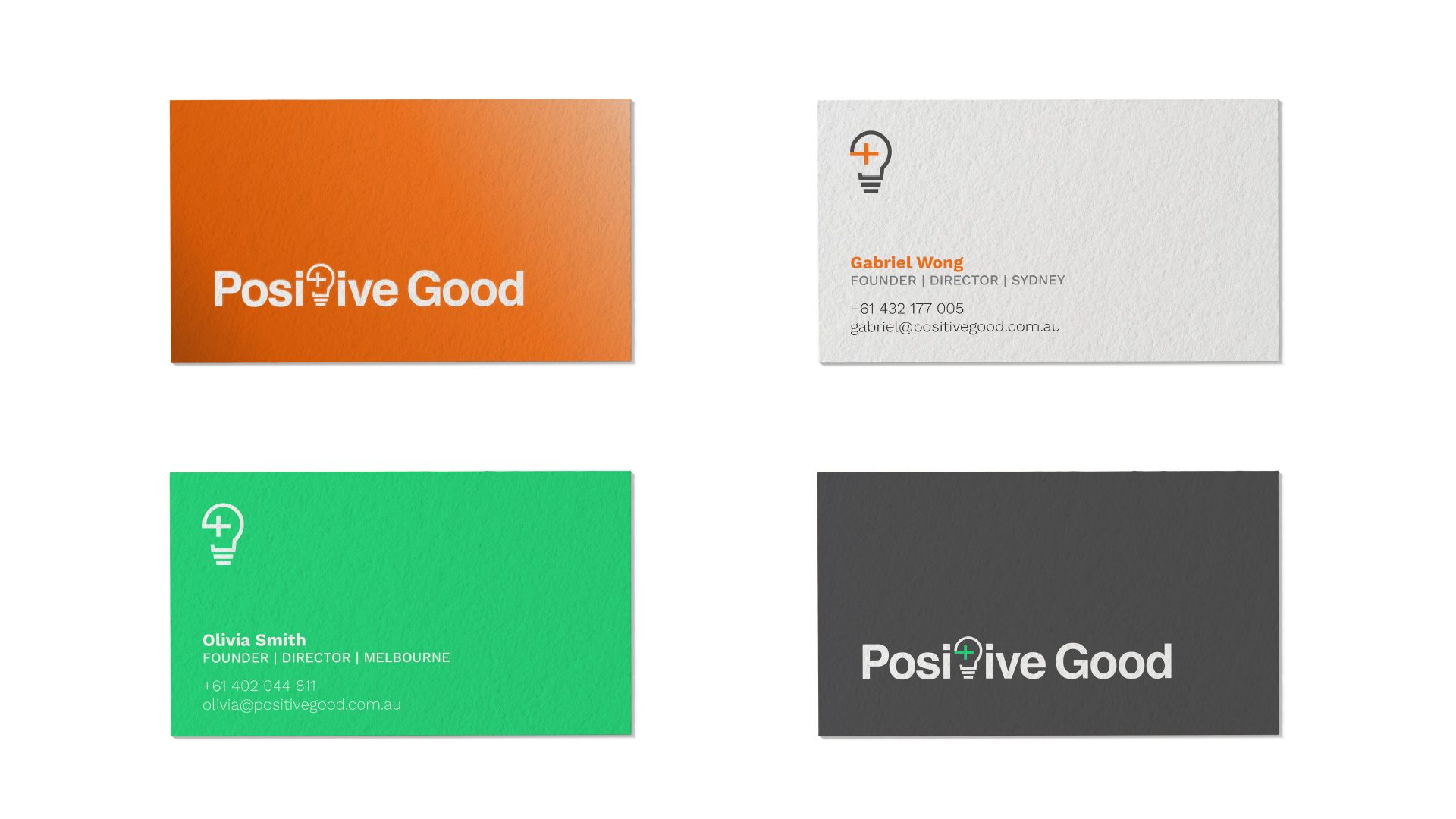 Positive Good - business cards