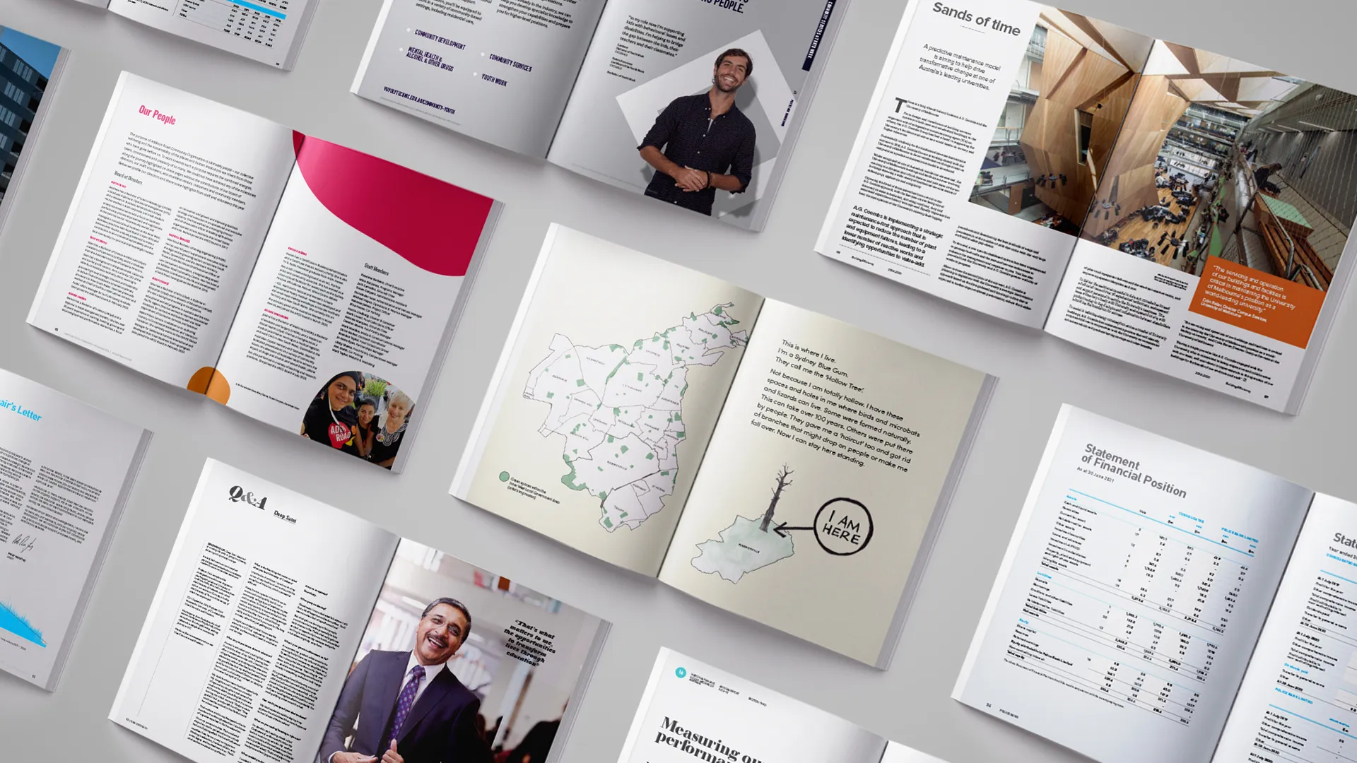 Annual Reports cover image.